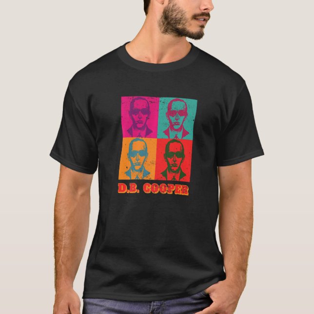 Cool As Db Cooper Pop 1971 Retro Skyjacking Histor T-Shirt (Front)