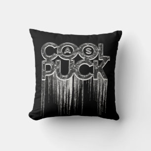 Cool As Puck Throw Pillow