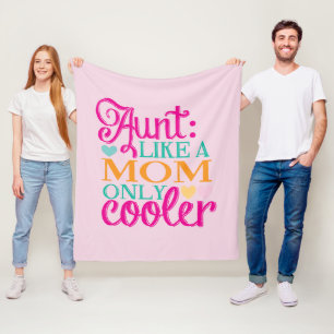 Cool Aunt  Fleece Blanket