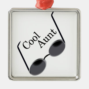 Cool Aunt Metal Ornament