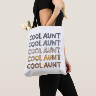 Cool Aunt Modern Cute Gifts for Auntie Tote Bag
