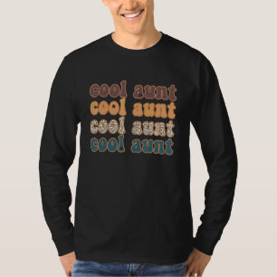 Cool Aunt Retro Leopard Mom For Mother Day T-Shirt