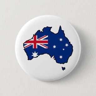 Cool Australia 2 Inch Round Button