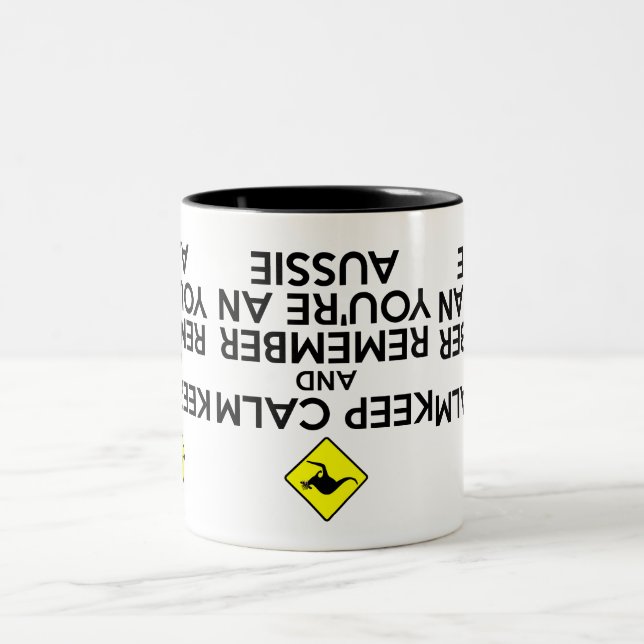 Cool Australia Two-Tone Coffee Mug (Center)