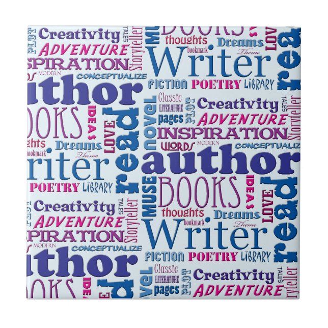 Cool Authors Pattern Tile (Front)