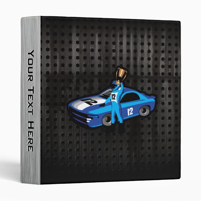 Cool Auto Racing Binder (Front/Spine)