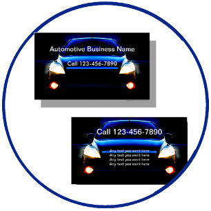 Cool Auto Repair Business Card