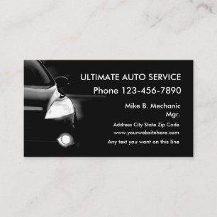 Cool Automotive Business Cards