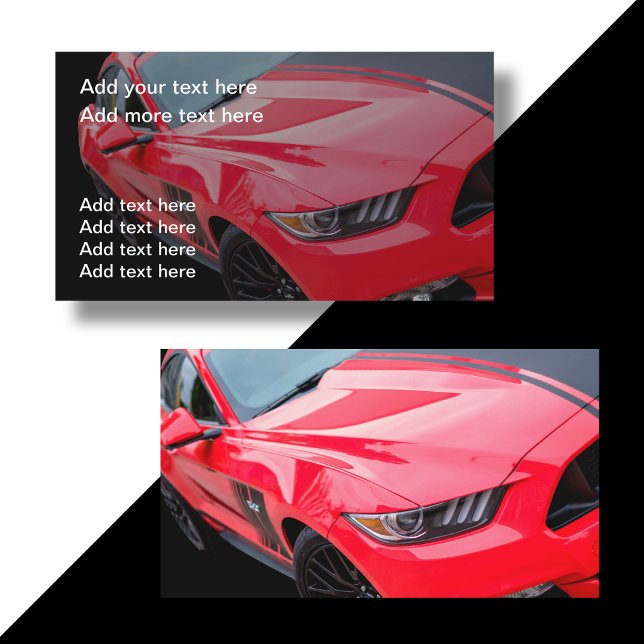 Cool Automotive Business Cards Double Side (Creator Uploaded)