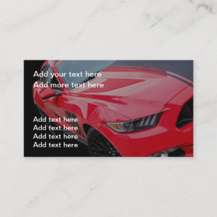 Cool Automotive Business Cards Double Side