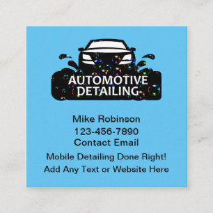 Cool Automotive Detailing Unique Business Cards