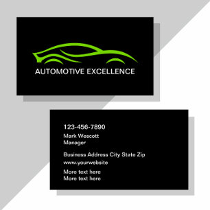 Cool Automotive Sleek Carte de visite moderne