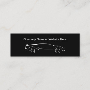 Cool Automotive Thème Compact Style Cartes de visi