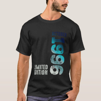 Cool Awesome October 1996 Since 1996 Vintage 1996  T-Shirt
