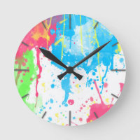 Cool awesome trendy colourful vibrant watercolours