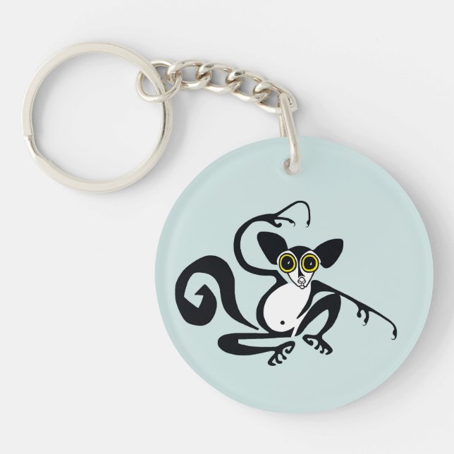  Cool AYE-AYE -Primate - lemur- Madagascar - Keychain (Front)