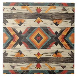 Cool Aztec faux wood  Tile