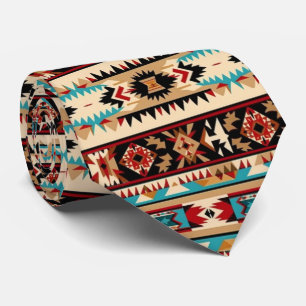Cool Aztec Western carrelé motif cravate