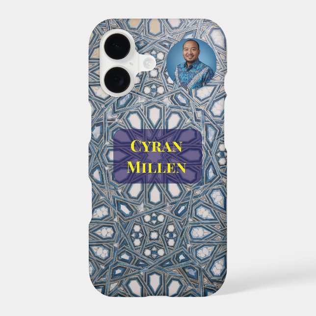 Cool Azure White Mediterranean Tile (Back)