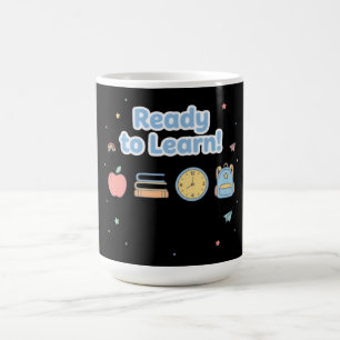 Cool Back‑to‑School Boys Black Tee Magic Mug