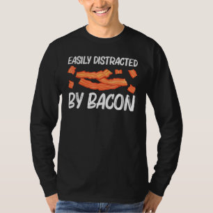Cool Bacon Art For Men Women Pig Pork Strips Break T-Shirt