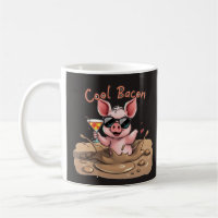"Cool Bacon" Piglet in Sunglasses