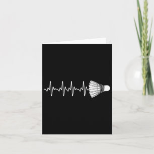 Cool Badminton For Men Women Shuttle Sports Team P Card