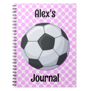 Cool Ball Art Nom Pink Journal
