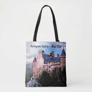 Cool Balnagown Castle, Scottish Ross Clan Tote Bag