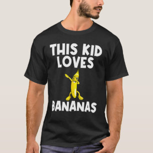 Cool Banana For Kids Boys Dabbing Yellow Sweet Tro T-Shirt