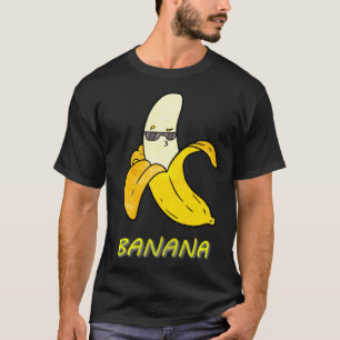 Cool Banana with sunglasses and kissy face  cute f T-Shirt