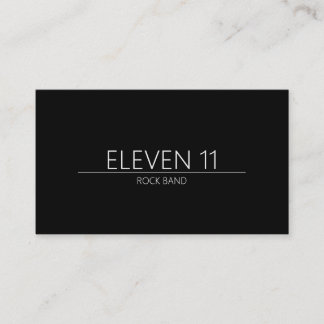 Cool Band Musicians Business Card