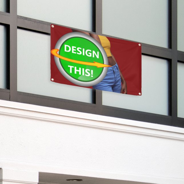 COOL! Banner - 2.5'x4' - Outdoor w/ Metal Grommets (Outside Building)