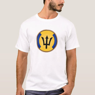 Cool Barbados Flag Seal T-Shirt