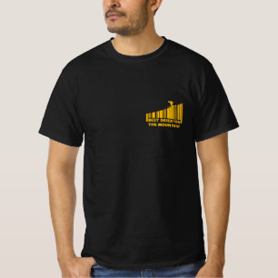 Cool Barcode Design Best Skier On The Mountain T-Shirt