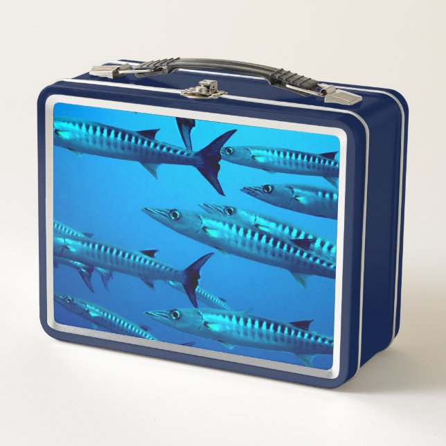 Cool Barracudas Metal Lunch Box (Front)