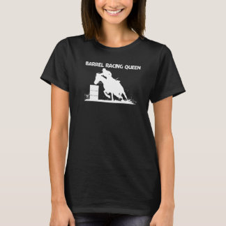 Cool Barrel Racing Art For Women Mom Horseback Rid T-Shirt