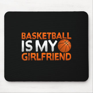 Cool Basball Is My Girlfriend Sport Player Mouse Pad