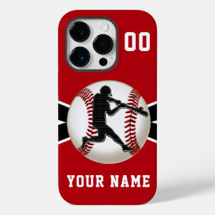 Cool, Baseball Phone Case with Name and Number