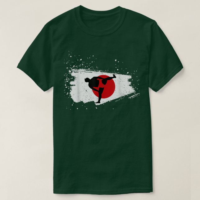 Cool Basho Sumo  T-Shirt (Design Front)