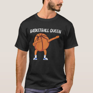 Cool Basketball Art For Women Mom Dabbing Ball Tea T-Shirt