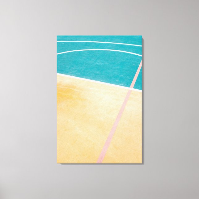 Cool Basketball Artwork Canvas Print (Front)