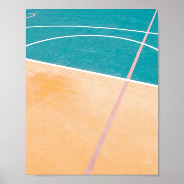 Cool Basketball Artwork Poster (Front)