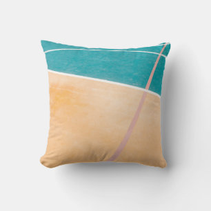 Cool Basketball Artwork Throw Pillow