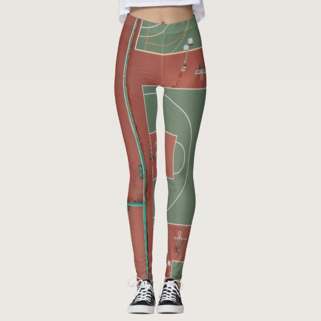 Cool Basketball Gift Leggings (Front)