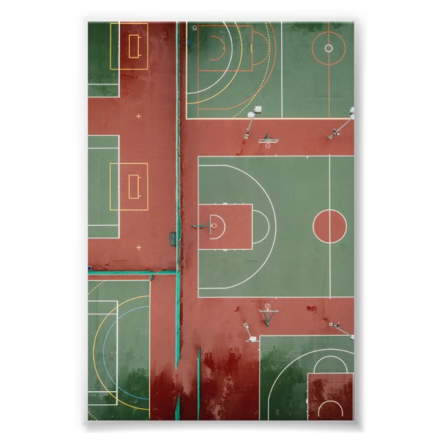 Cool Basketball Gift Photo Print (Front)