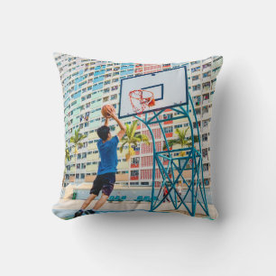Cool Basketball Gift Throw Pillow