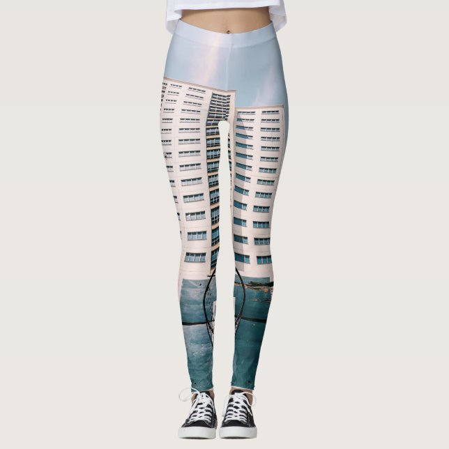 Cool Basketball Hoop Leggings (Front)