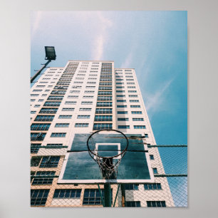 Cool Basketball Hoop Poster