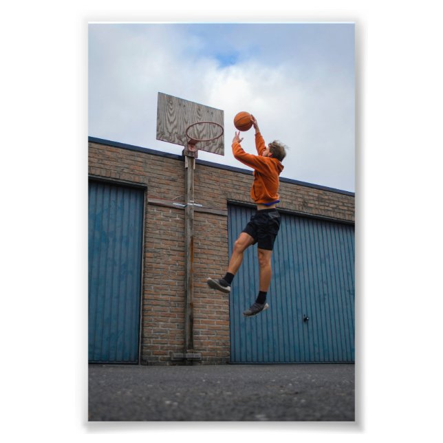 Cool Basketball Photo Print (Front)
